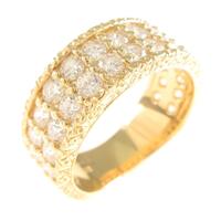 K18YG ダイヤモンドリング