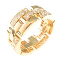 カルティエ マイヨンパンテール ハーフダイヤ リング