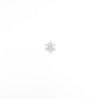 【リメイク】プラチナダイヤモンドピアス 片耳 0．261ct・D・I1・3EXT