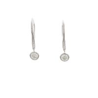 【リメイク】K18WG ダイヤモンドピアス