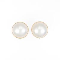 K18YG マベパールイヤリング