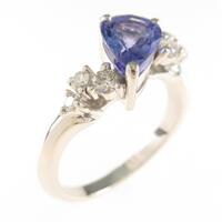 K18WG タンザナイトリング