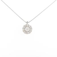 プラチナダイヤモンドネックレス 0．274ct・H・VS2・3EXT H＆C