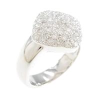 K18WG ダイヤモンドリング