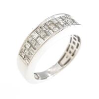 K18WG ダイヤモンドリング