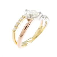 K18YG／PT／K18PG ダイヤモンドリング