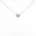 PT ハート ピンクダイヤモンドネックレス