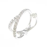 【リメイク】K18WG ダイヤモンドピンキーリング