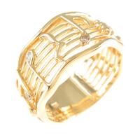 K18YG オンプ ダイヤモンドリング