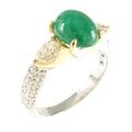 PT／K18YG エメラルドリング