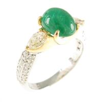 PT／K18YG エメラルドリング