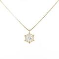 【新品】K18YG ダイヤモンドネックレス 0．279ct・F・VS2・GOOD