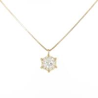 【新品】K18YG ダイヤモンドネックレス 0．279ct・F・VS2・GOOD