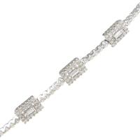 K18WG ダイヤモンドブレスレット