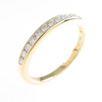 ティファニー ハーフサークル チャネルセッティング リング