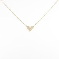 アーカー ハートパヴェ ネックレス