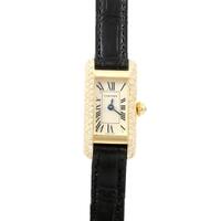 カルティエ タンクアロンジェ YG／3D クォーツ