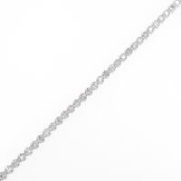 K18WG ダイヤモンドブレスレット