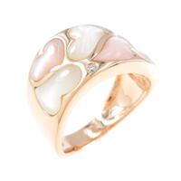 750PG ハート マザーオブパールリング