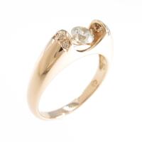 K18PG ダイヤモンドリング