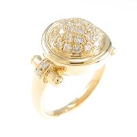 K18YG ダイヤモンドリング