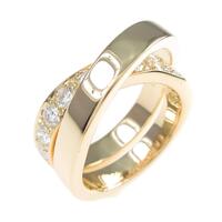 カルティエ パリ ハーフダイヤ リング