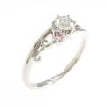 プラチナダイヤモンドリング 0．262ct・G・SI1・EXT