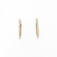 K18YG ダイヤモンドピアス