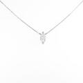プラチナダイヤモンドネックレス 0．30ct・D・VS2・マーキスカット