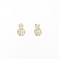 【リメイク】K18YG ダイヤモンドピアス