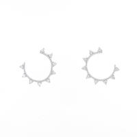 【リメイク】K18WG ダイヤモンドピアス