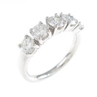 プラチナダイヤモンドリング 1．271ct・H・SI1?2・GOOD