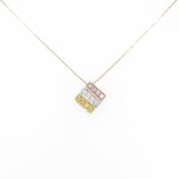K18YG／PT／K18PG ダイヤモンドネックレス