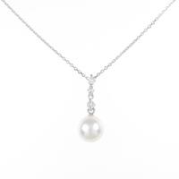 K18WG アコヤパールネックレス