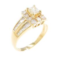 K18YG ダイヤモンドリング