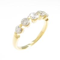 K18YG ダイヤモンドリング