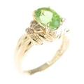 K18YG ペリドットリング