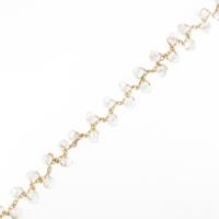 アガット ホワイトトパーズブレスレット