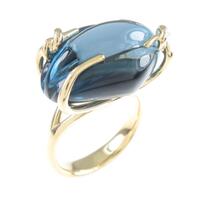 タサキ ブルートパーズリング