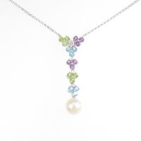 750WG タンスイパールネックレス