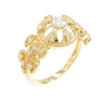 K18YG ダイヤモンドリング