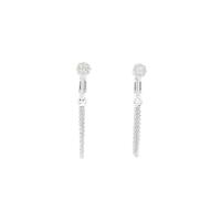 K18WG ダイヤモンドイヤリング