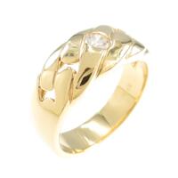 【新品】K18YG ダイヤモンドリング