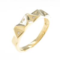 【新品】K18YG ダイヤモンドリング