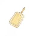 【新品】K18YG（枠） インゴット ペンダント