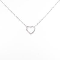 ティファニー メトロ ハート ミニ ネックレス