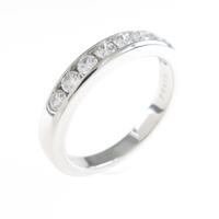 ティファニー ハーフサークル チャネルセッティング リング