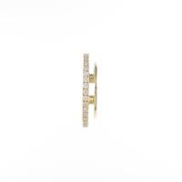 【リメイク】K18YG ダイヤモンドイヤーカフ 片耳