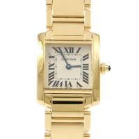 カルティエ W50002N2 タンクフランセーズ YG クォーツ