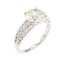 プラチナダイヤモンドリング 2．001ct・LY・SI2・VG